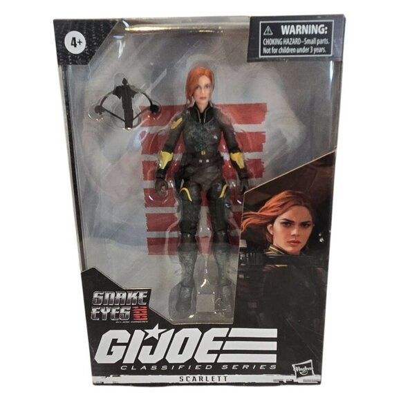 Hasbro GI Joe Classified Series Snake Eyes Scarlett 6" Action Figure NEW - Picture 1 of 5